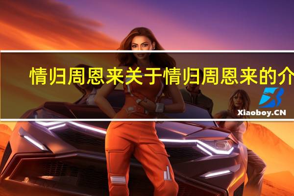 情归周恩来 关于情归周恩来的介绍
