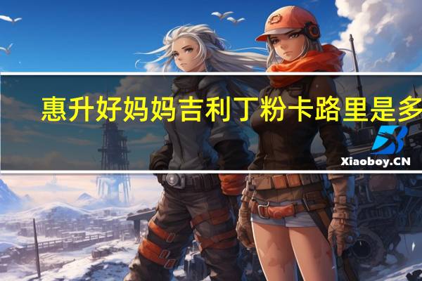 惠升 好妈妈吉利丁粉卡路里是多少