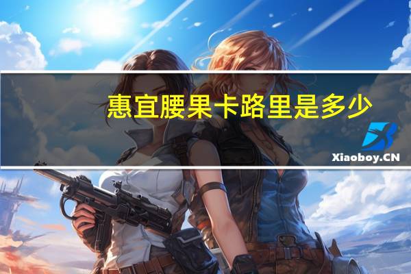 惠宜 腰果卡路里是多少