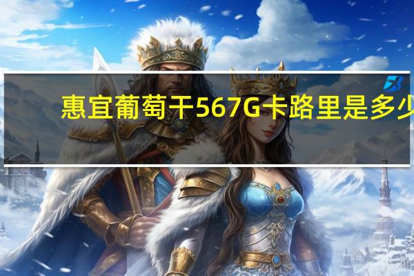 惠宜 葡萄干567G卡路里是多少