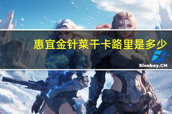 惠宜 金针菜干卡路里是多少