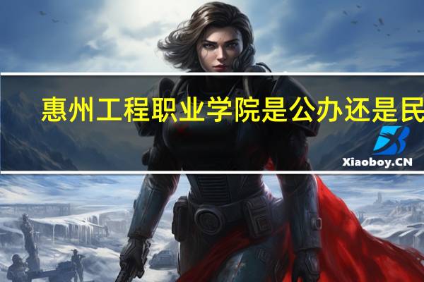 惠州工程职业学院是公办还是民办