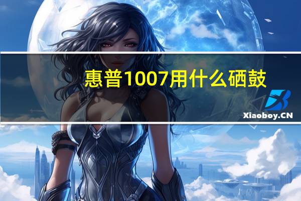 惠普1007用什么硒鼓（惠普1007）