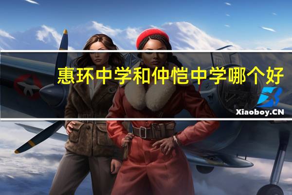 惠环中学和仲恺中学哪个好