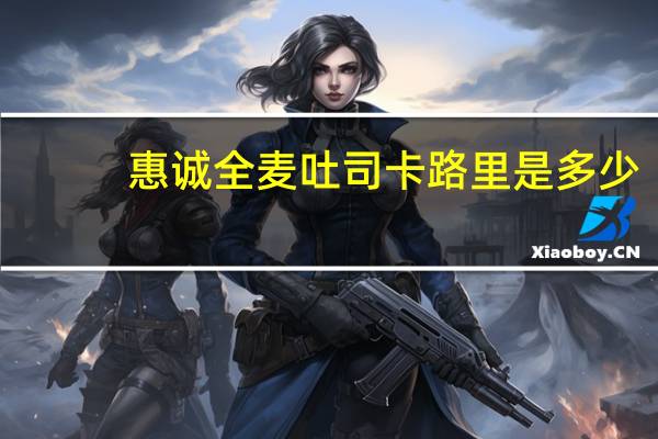 惠诚 全麦吐司卡路里是多少