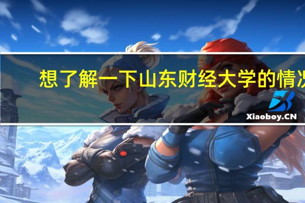 想了解一下山东财经大学的情况