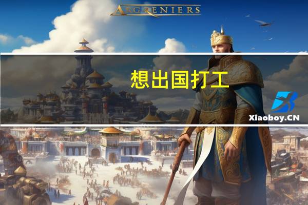 想出国打工,不知道怎么出去,有渠道么