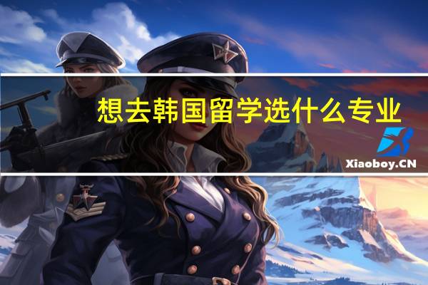 想去韩国留学选什么专业