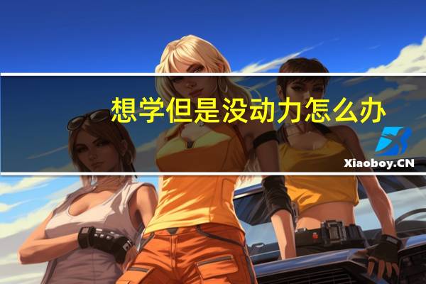 想学但是没动力怎么办（学习动力）