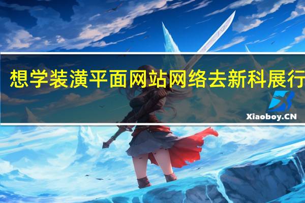 想学 装潢平面网站网络 去新科展行不行