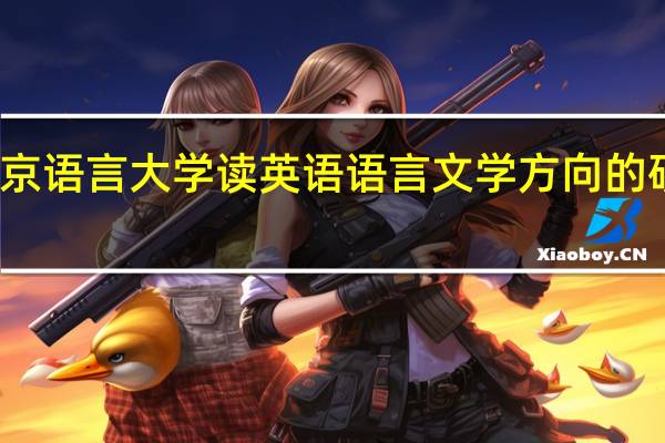 想知道北京语言大学读英语语言文学方向的研学费是多少啊