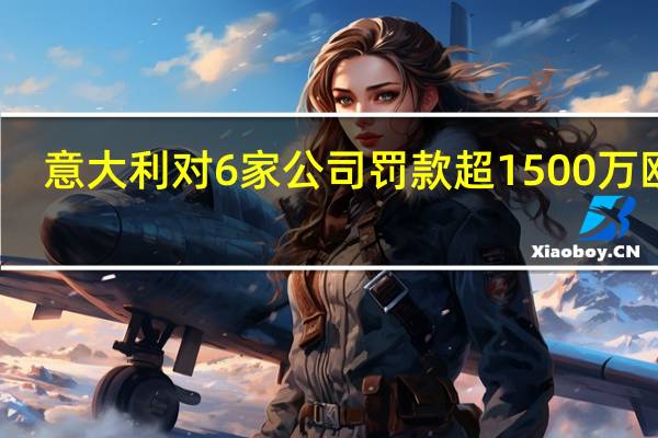 意大利对6家公司罚款超1500万欧元