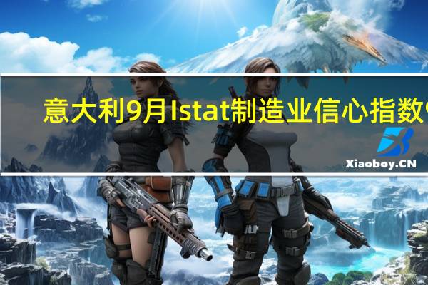 意大利9月Istat制造业信心指数 96.4预期97.8前值97.8