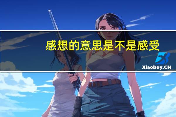 感想的意思是不是感受（感想的意思）