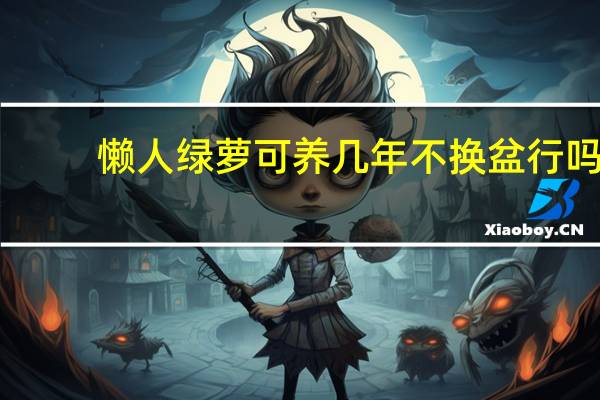 懒人绿萝可养几年不换盆行吗