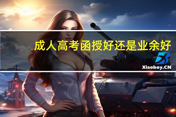 成人高考函授好还是业余好
