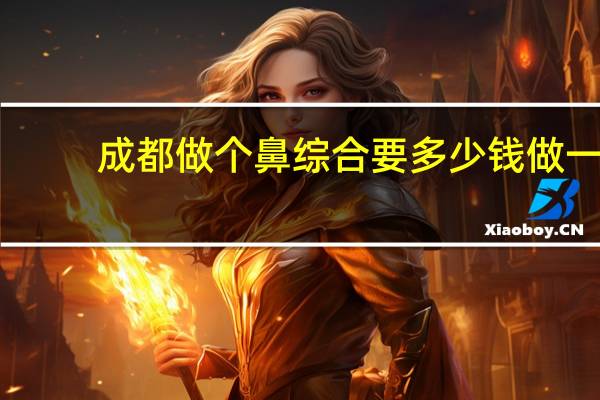 成都做个鼻综合要多少钱 做一个鼻综合一般花费多少钱啊