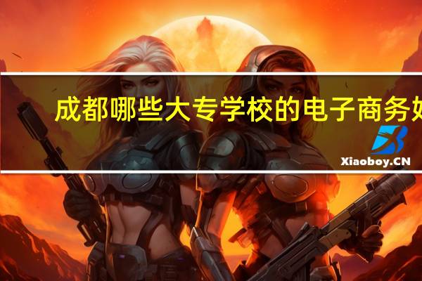 成都哪些大专学校的电子商务好