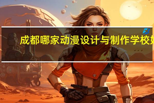 成都哪家动漫设计与制作学校好