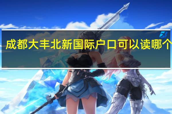 成都大丰北新国际户口可以读哪个中学
