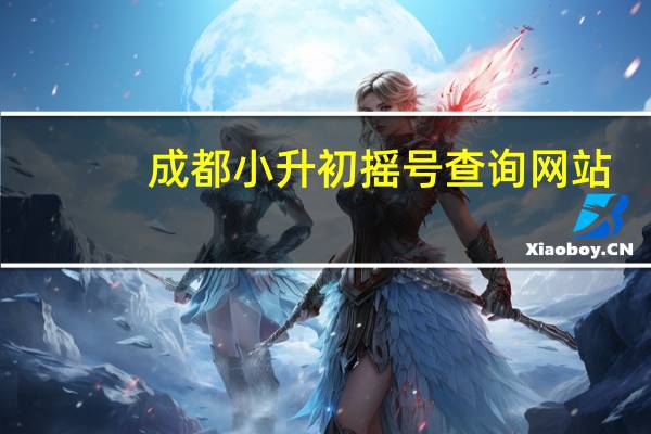 成都小升初摇号查询网站（成都小升初摇号查询）