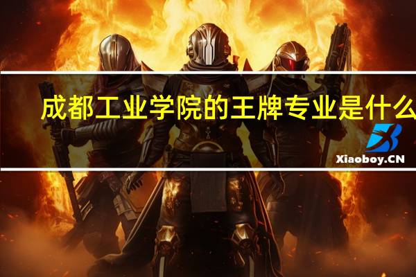 成都工业学院的王牌专业是什么啊