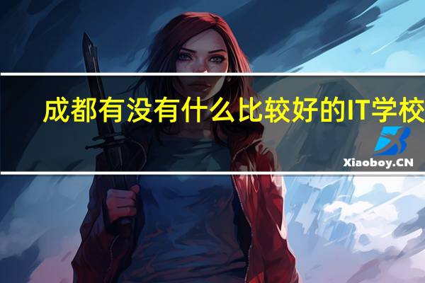 成都有没有什么比较好的IT学校啊