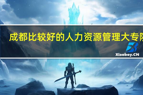 成都比较好的人力资源管理大专院校