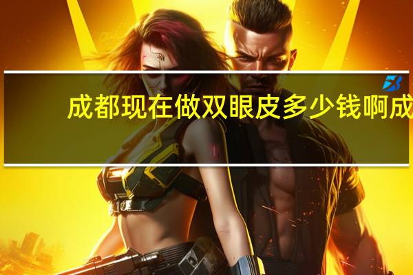 成都现在做双眼皮多少钱啊 成都高新区做双眼皮多少