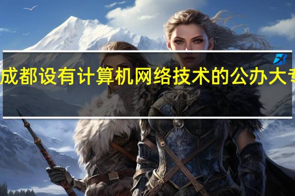 成都设有计算机网络技术的公办大专学校