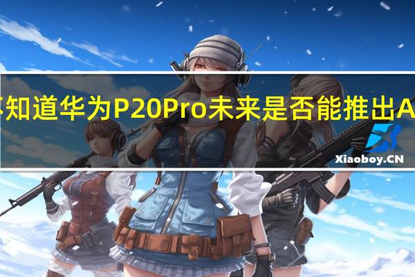 我们不知道华为P20 Pro未来是否能推出Android版本