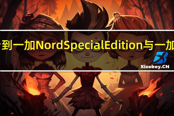 我们可以看到一加NordSpecialEdition与一加8T手机一起发布