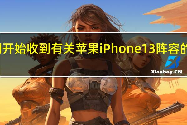 我们开始收到有关苹果iPhone 13阵容的更多传闻