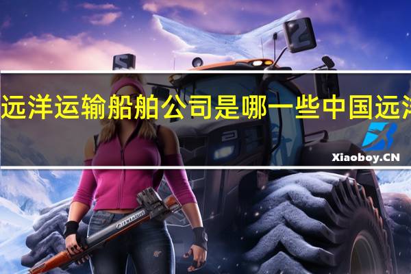 我国（中国）十大远洋运输船舶公司是哪一些 中国远洋物流有限公司