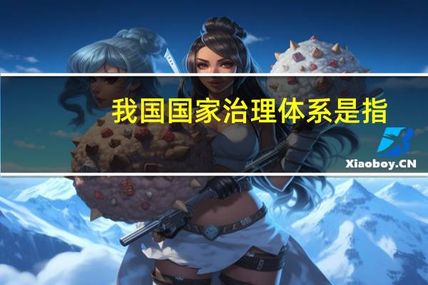 我国国家治理体系是指