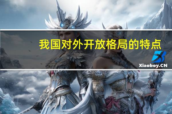 我国对外开放格局的特点