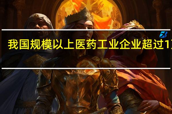 我国规模以上医药工业企业超过1万家