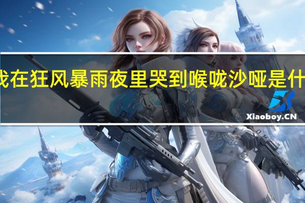 我在狂风暴雨夜里哭到喉咙沙哑是什么歌曲（我在狂风暴雨夜里哭到喉咙沙哑是什么歌）