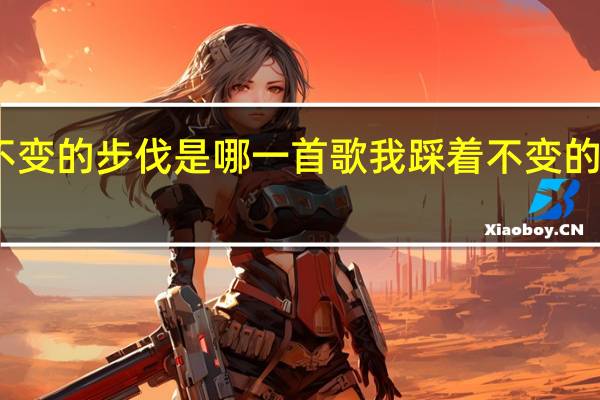 我带着不变的步伐是哪一首歌 我踩着不变的步伐是什么歌