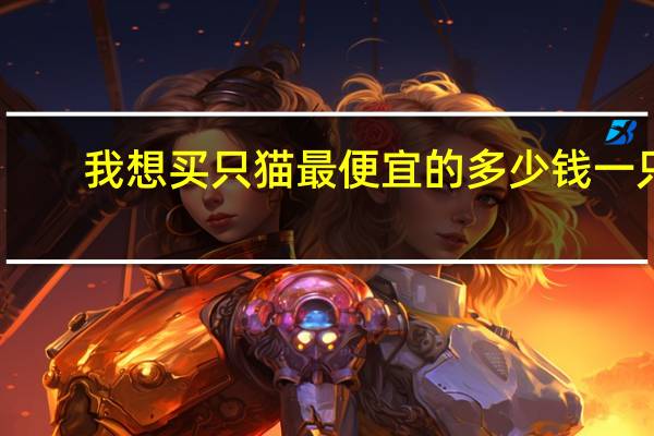 我想买只猫最便宜的多少钱一只