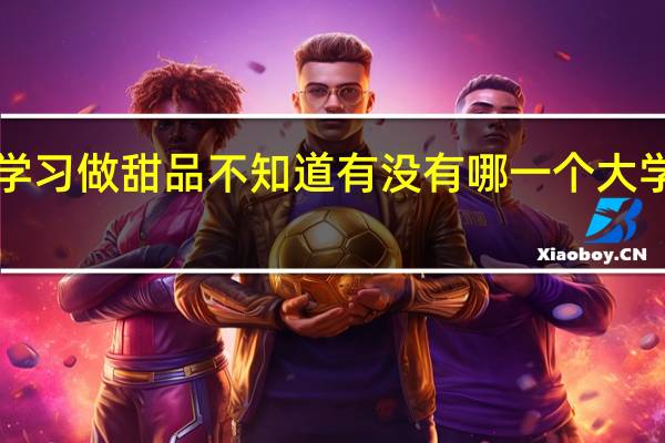 我想等我高中毕业后开始学习做甜品不知道有没有哪一个大学是学做甜品的不过还有几年呢！