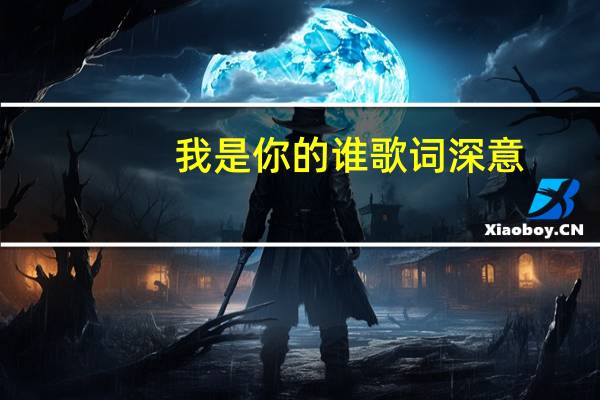 我是你的谁歌词深意（我是你的谁歌词）