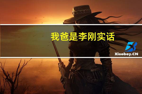 我爸是李刚实话