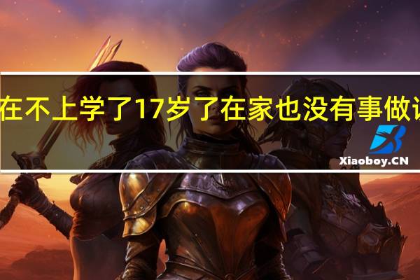 我现在不上学了17岁了在家也没有事做该怎么办呢