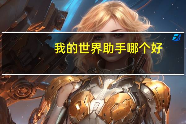 我的世界助手哪个好（我的世界助手）