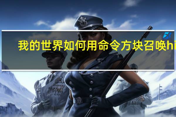 我的世界如何用命令方块召唤him（我的世界命令方块指令大全召唤him）