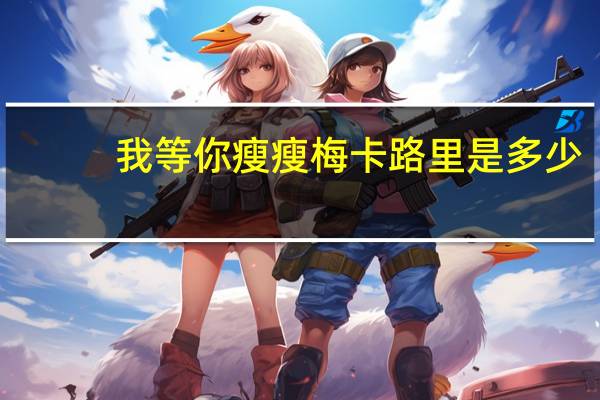 我等你 瘦瘦梅卡路里是多少