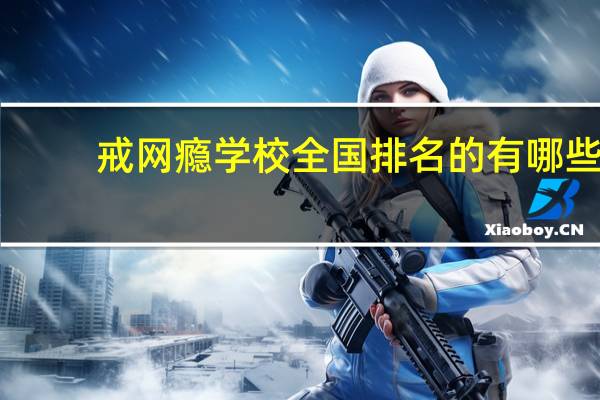 戒网瘾学校全国排名的有哪些