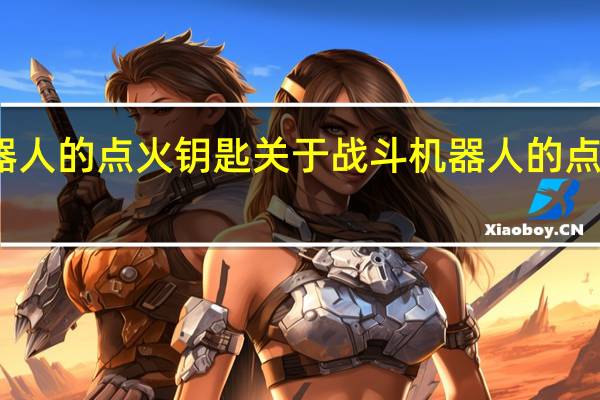 战斗机器人的点火钥匙 关于战斗机器人的点火钥匙的介绍