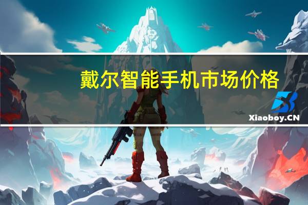 戴尔智能手机市场价格（戴尔智能手机）